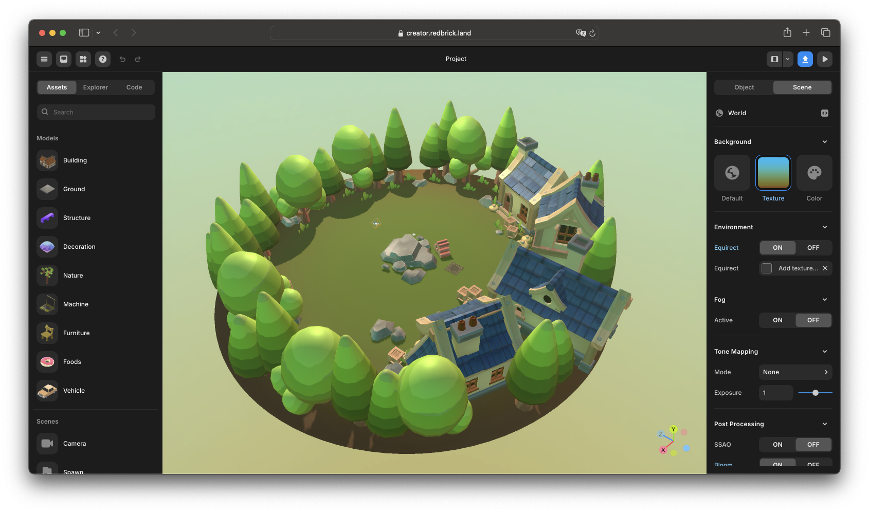 Published worlds and games